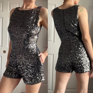 BB Dakota Sequin Romper Size 6